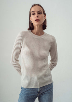 Aleger Ribbed Cashmere Jumper