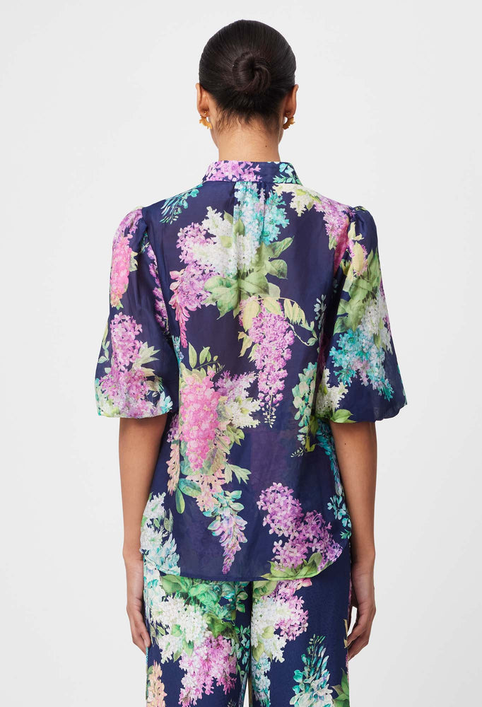 Once Was Floral Bahia Top