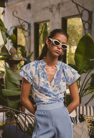 Once Was Calandra Silk Top