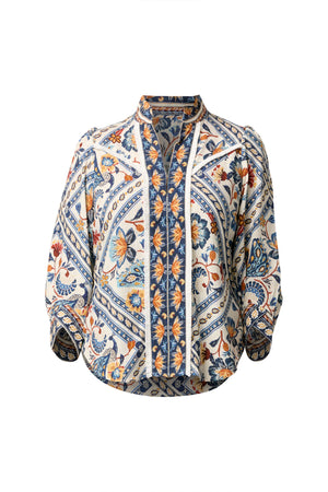 Once Was Alexis Linen Blouse