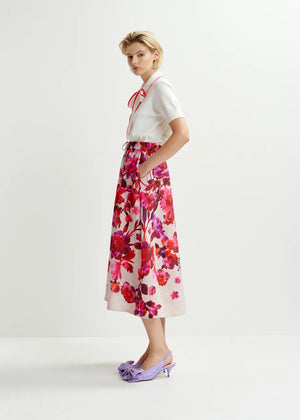 Essentiel Antwerp Polo with Tie - Off White