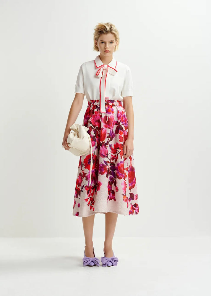 Essentiel Antwerp Polo with Tie - Off White