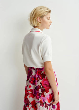 Essentiel Antwerp Polo with Tie - Off White