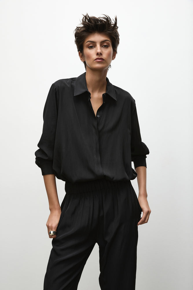 Mela Purdie Black Soft Shirt