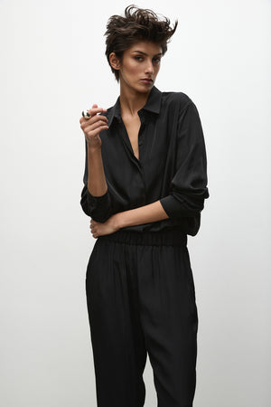 Mela Purdie Black Soft Shirt