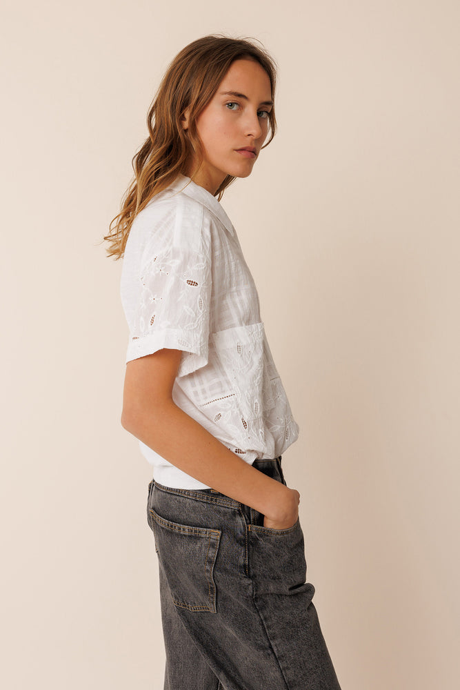 Indi & Cold Bluet White Shirt