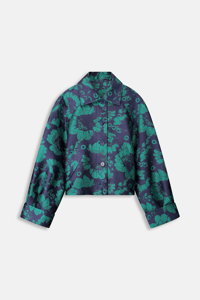 Pom Floral Jacquard Jacket