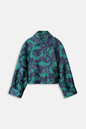 Pom Floral Jacquard Jacket