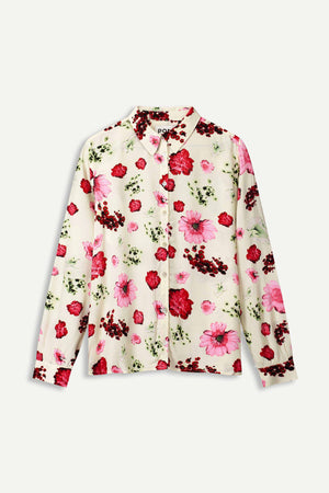 Pom Mila Bouquet Cream Shirt