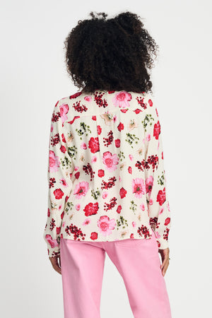 Pom Mila Bouquet Cream Shirt