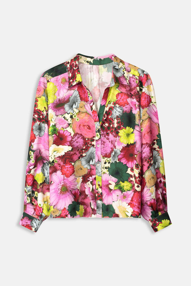 Pom Satin Bouquet Shirt