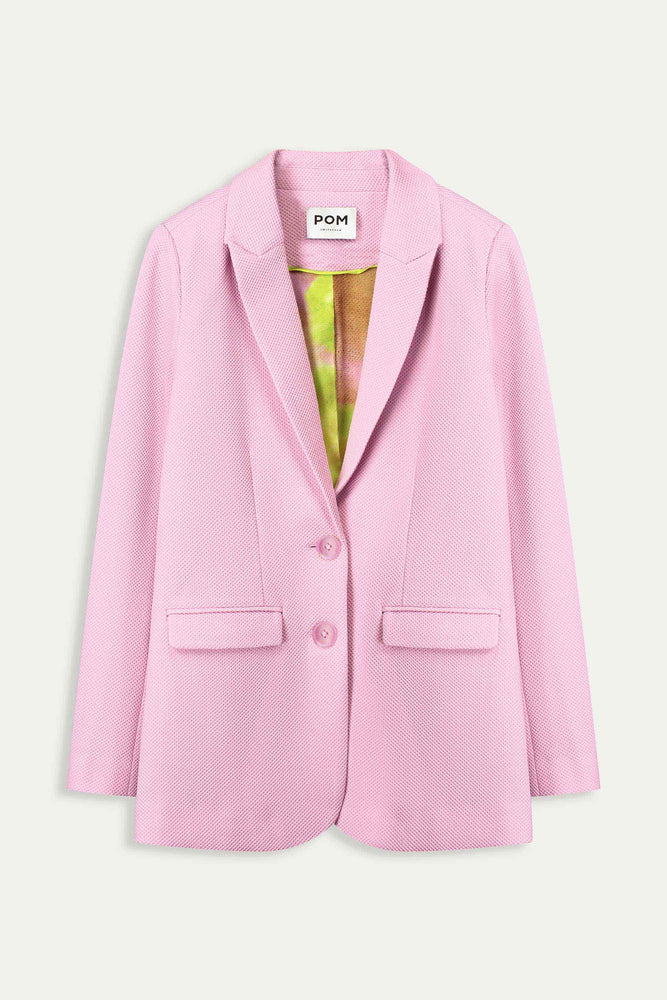 Pom Rose Pink Blazer
