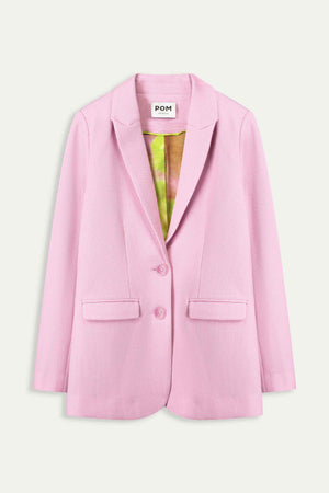 Pom Rose Pink Blazer