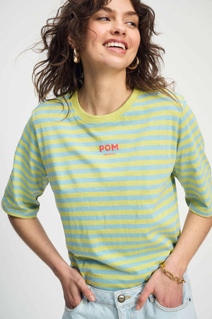 Pom Stripe T-Shirt