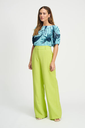 Pom Artisan Blue Sequins Top