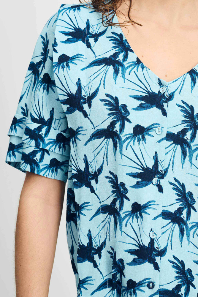 Pom Artisan Blue Blouse