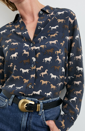 Rails Kate Horses Shirt