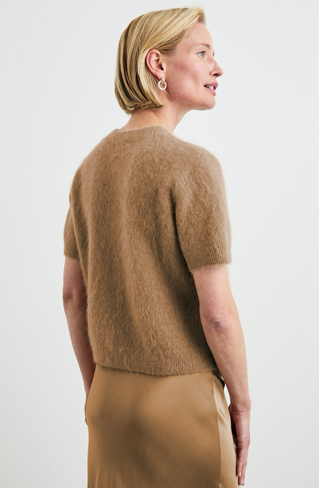 Rails Camel Short Sleeve Knit