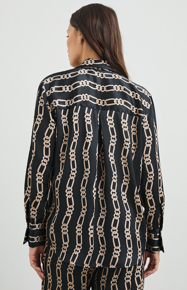 Rails Ledger Black Gold Link Shirt