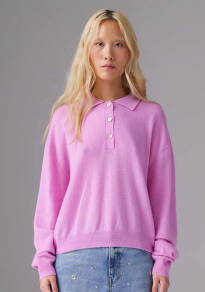 Crush Cashmere Relaxed Polo