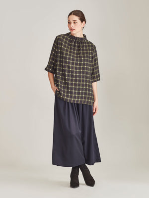 Sills Olive Thea Checkers Tee