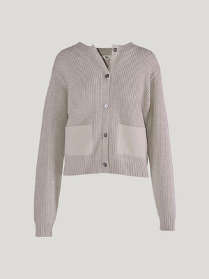 Sills Oat Bodo Ribbed Cardigan