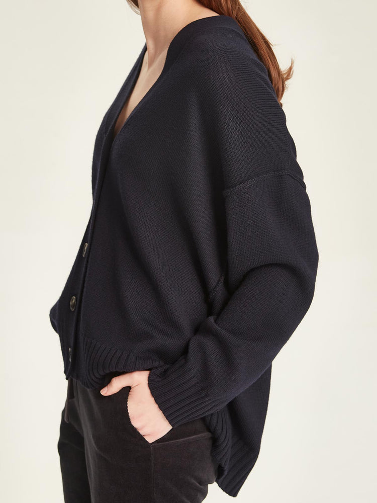 Sills Navy Kalmer Boyfriend Cardigan