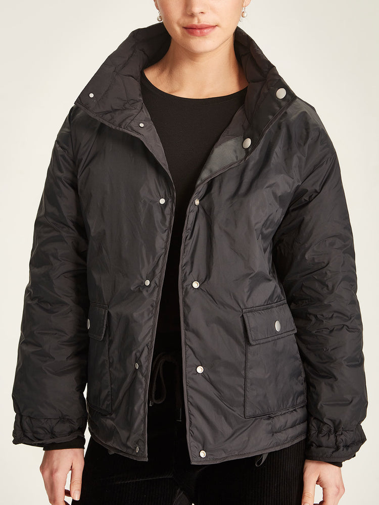 Sills Black Meribel Reversible Puffer