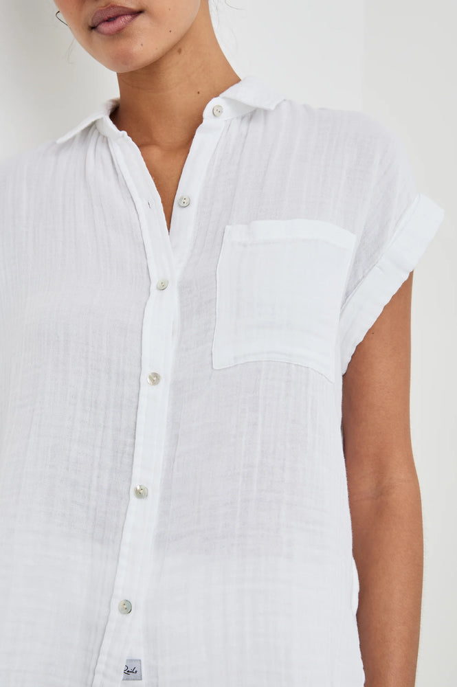 Rails Whitney Short Sleeve Shirt - White