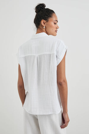 Rails Whitney Short Sleeve Shirt - White