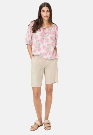 Brax Mel B Bermuda Shorts - Soft Greige