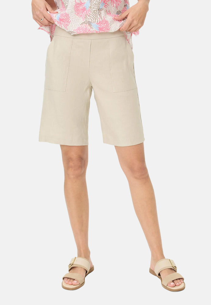 Brax Mel B Bermuda Shorts - Soft Greige