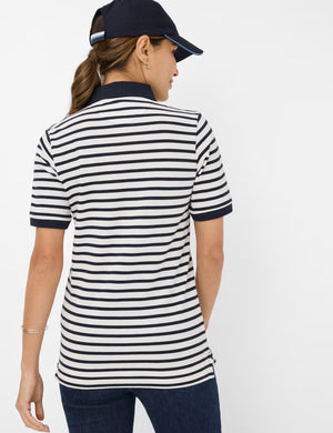 Brax Cleo Polo Shirt - Navy Stripe