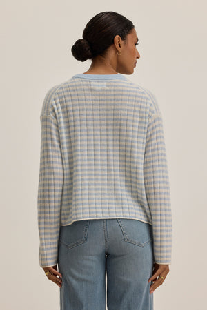 Velvet Cashmere Stripe Jumper