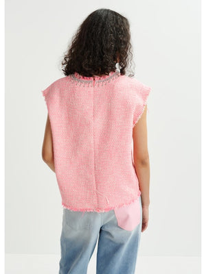 Essentiel Antwerp Honduras Rhinestone Trim Top