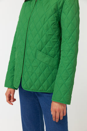 Sylvester Green Quilted Jacket