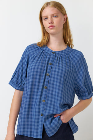 Sylvester Shadow Blue Blouse