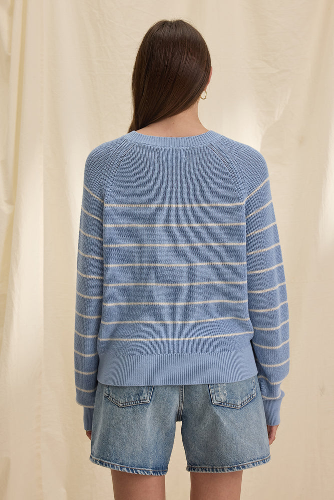 Velvet Sky Stripe Jumper