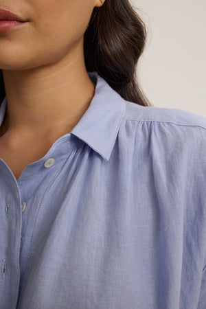 Velvet Linen Top