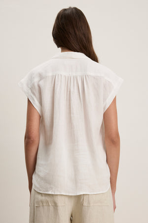 Velvet Linen Top